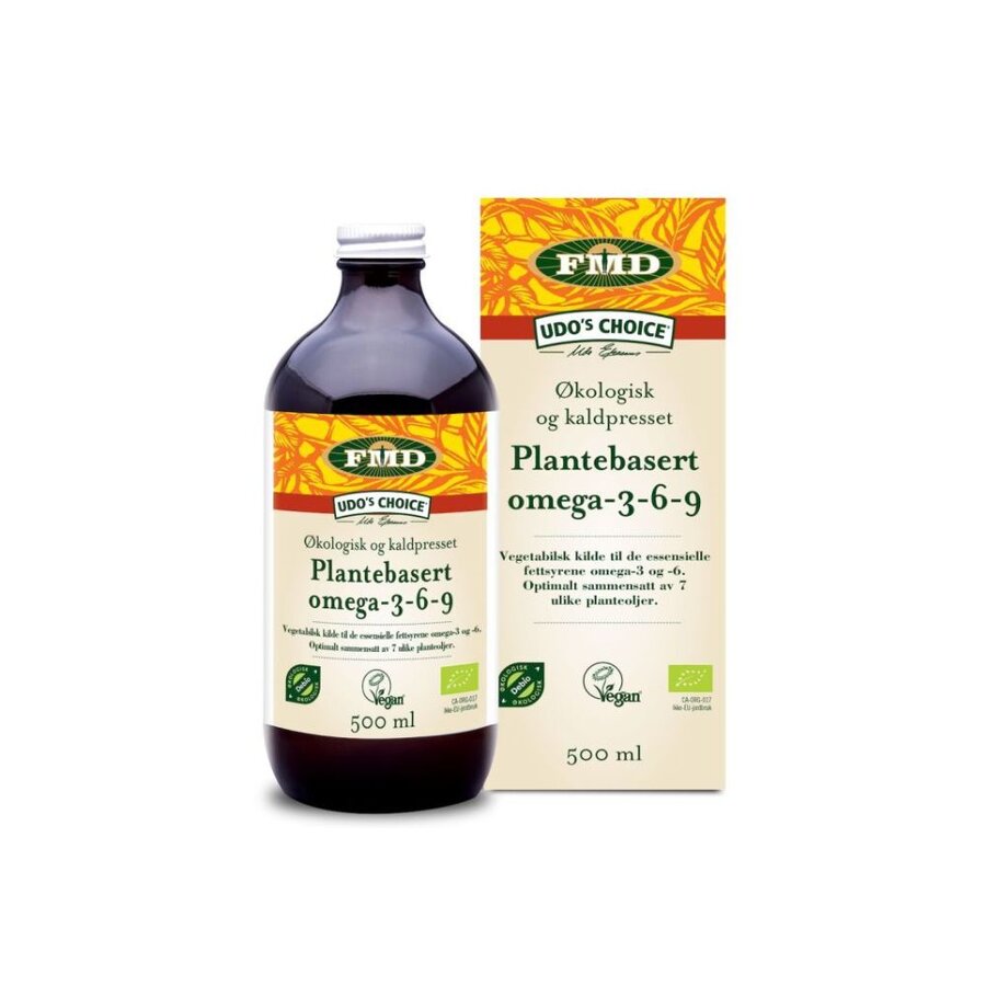 Udo`s Choice flytende omega 3-6-9 500 ml