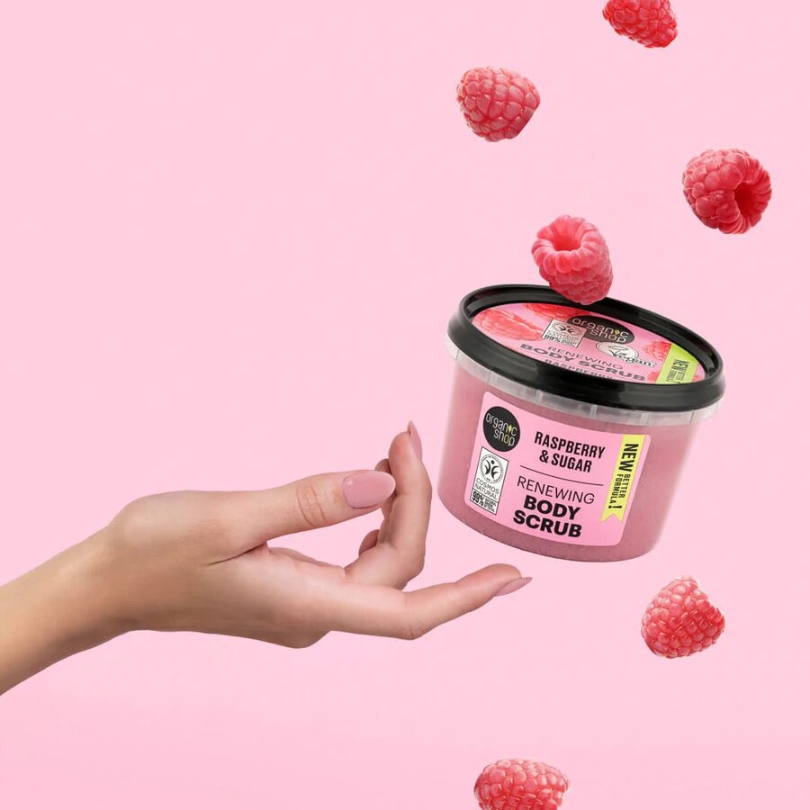 Organic Shop body scrub raspberry 250 ml