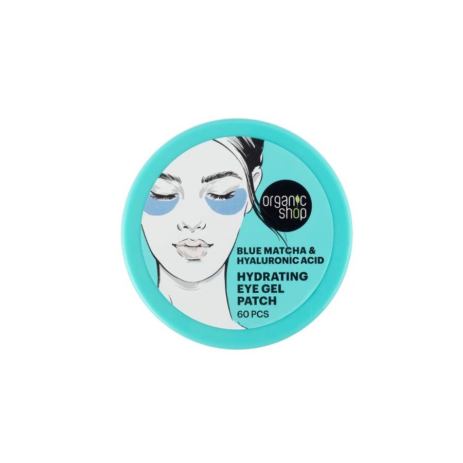Organic Shop eye gel patch matcha & hyaluronic acid 60 stk