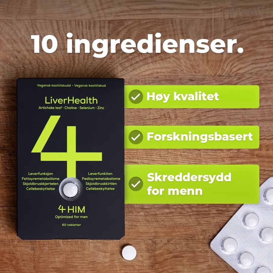 4HIM LiverHealth 60 tabletter
