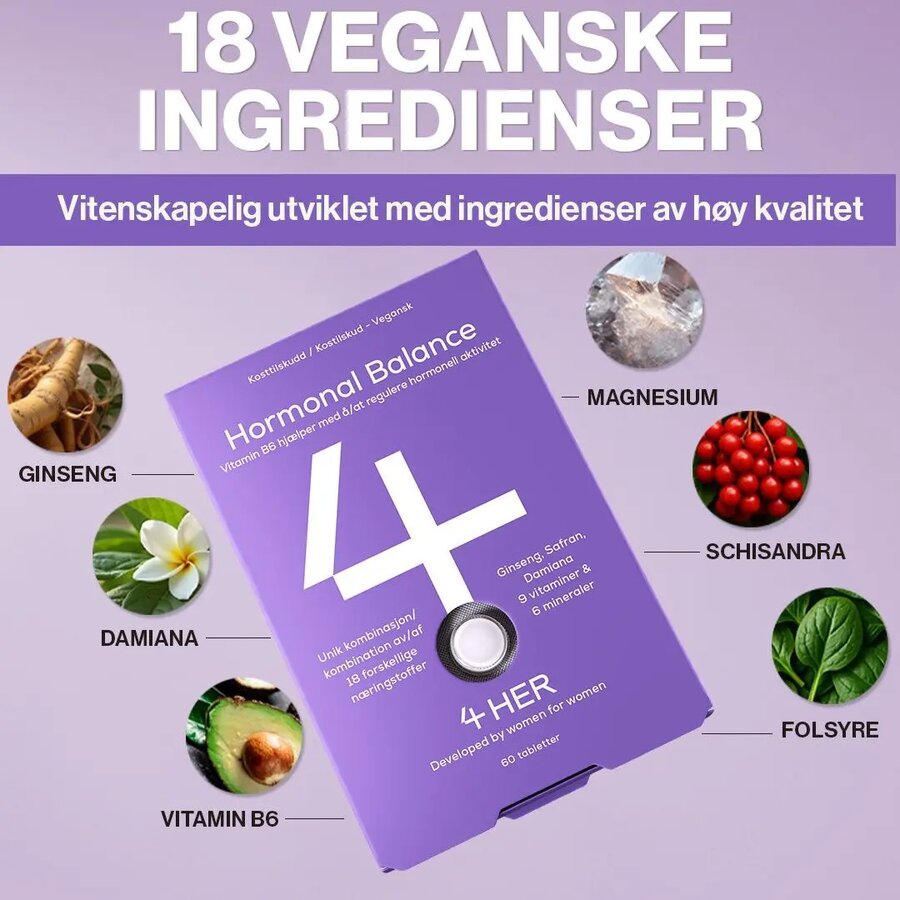 4HER Hormonal Balance 60 tabletter