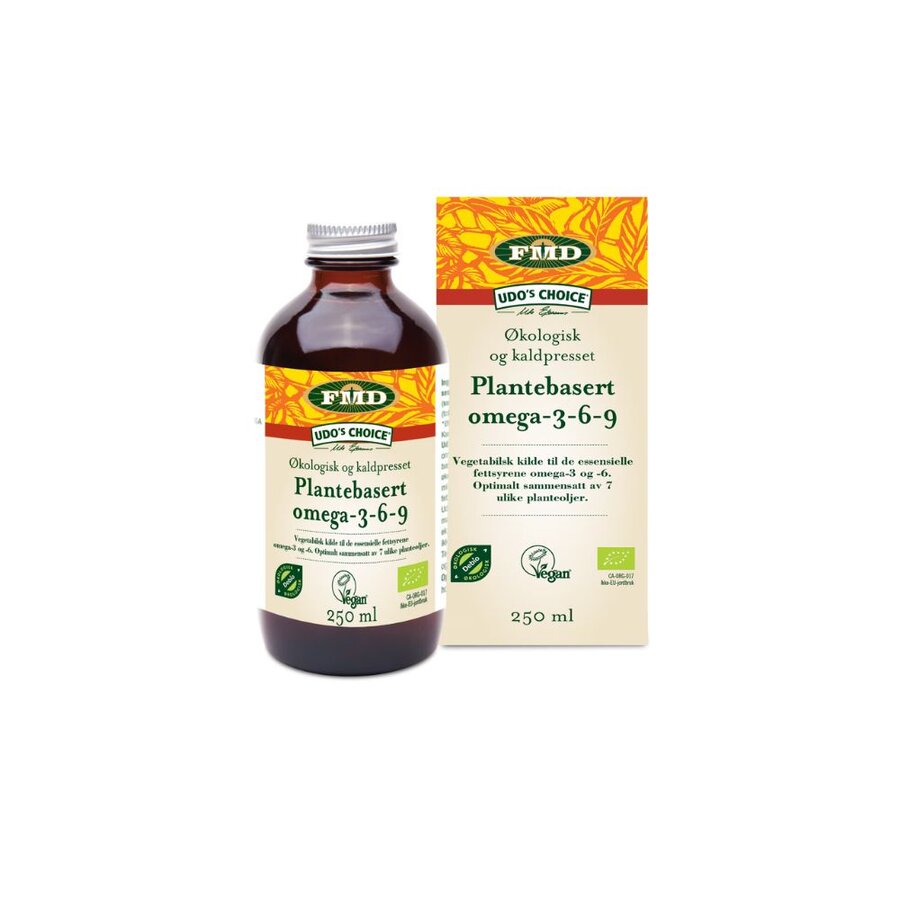 Udo`s Choice flytende omega 3-6-9 250 ml