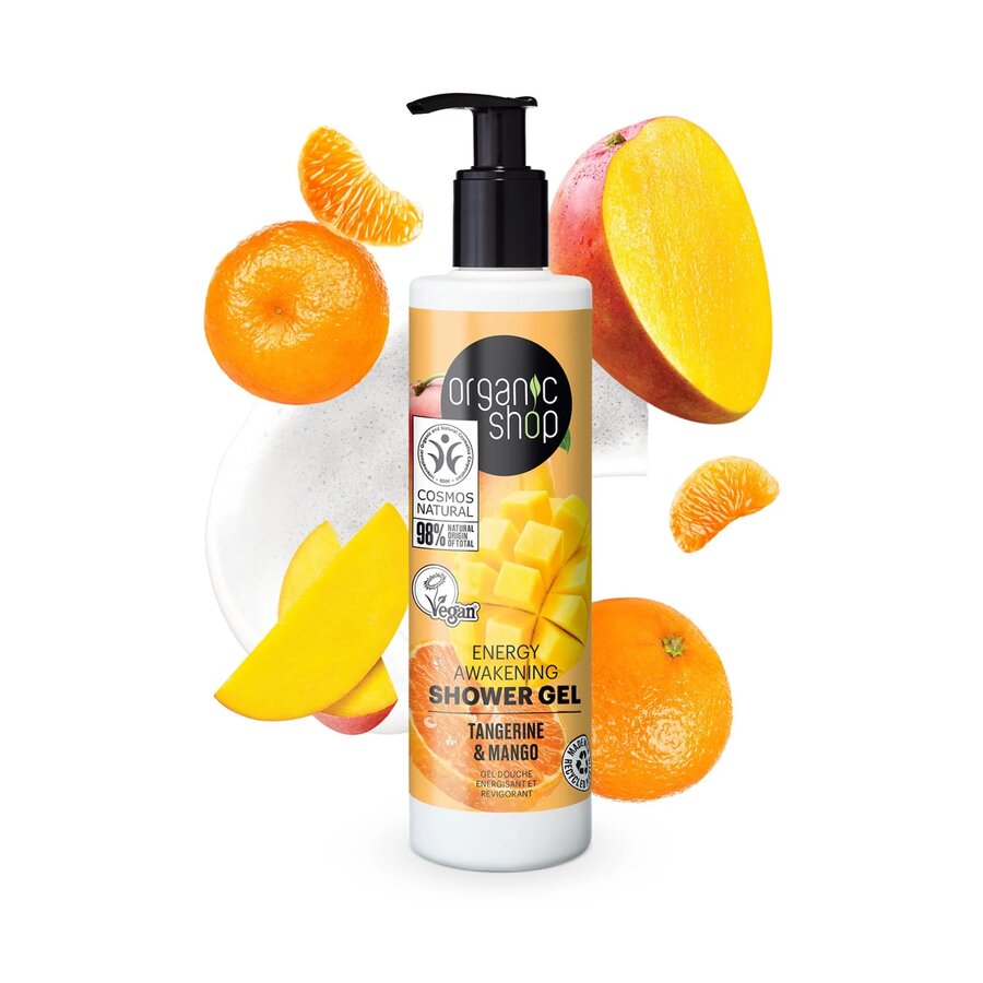 Organic Shop energy awakening shower gel tangerine & mango 280 ml