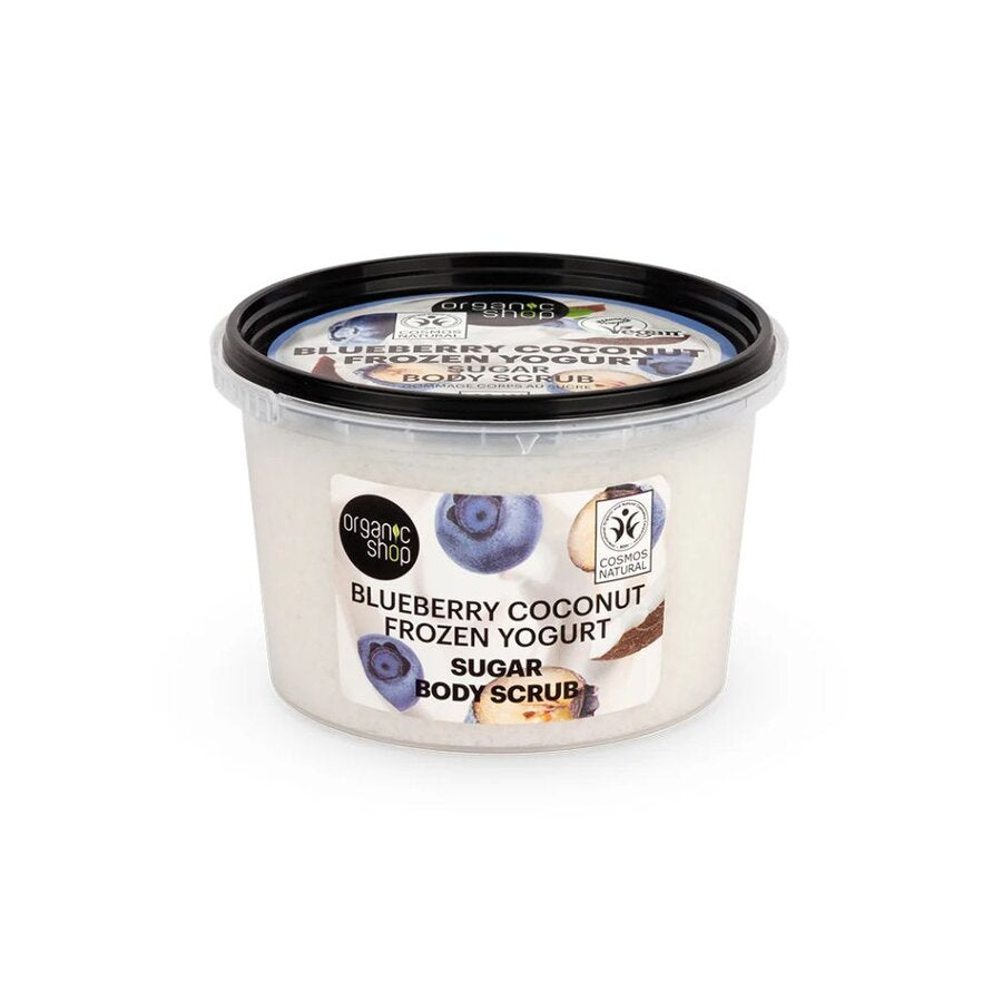 Organic Shop body scrub blueberry coconut frozen yogurt 250 ml