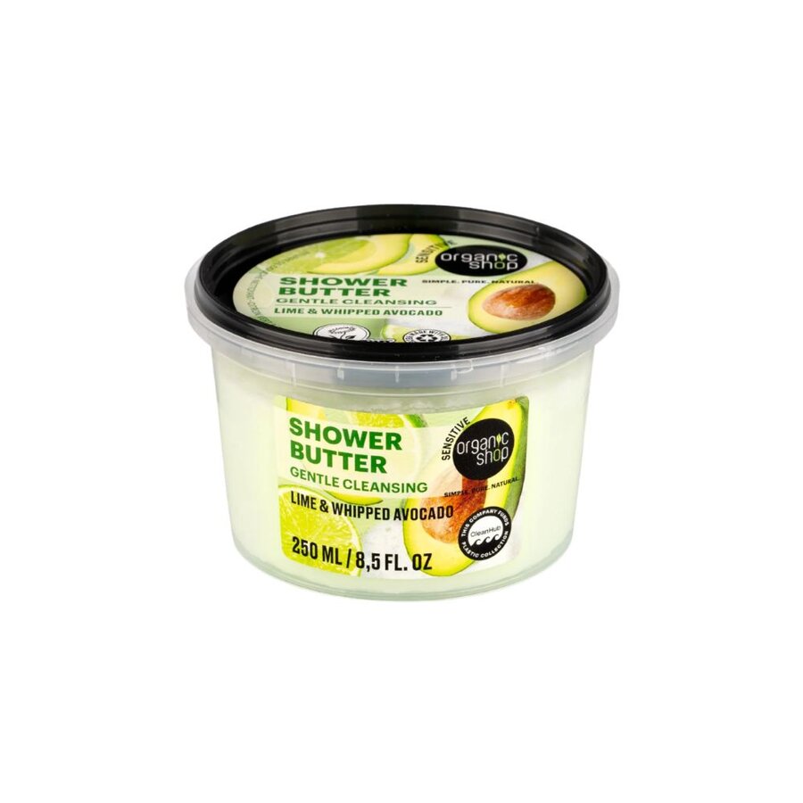Organic Shop shower butter lime & avocado 250 ml