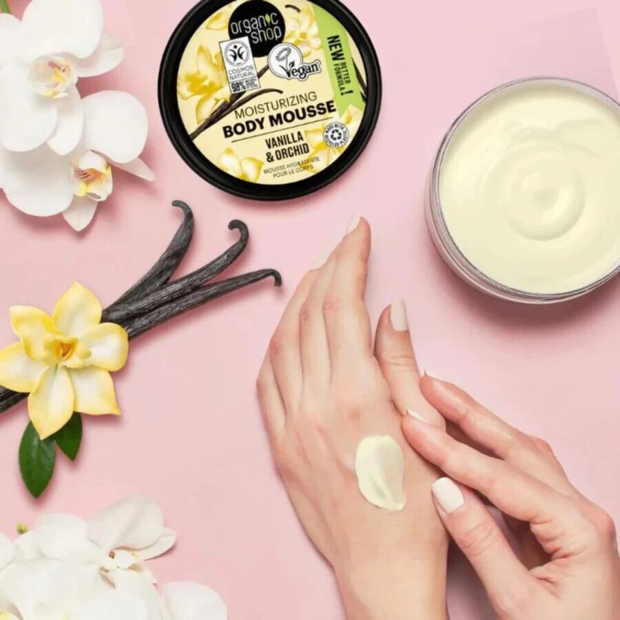 Organic Shop body mousse vanilla & orchid 250 ml