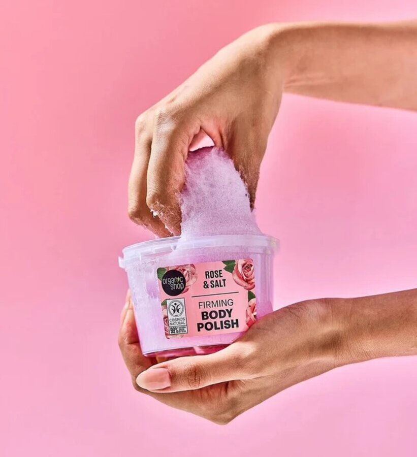 Organic Shop body polish rose & salt 250 ml