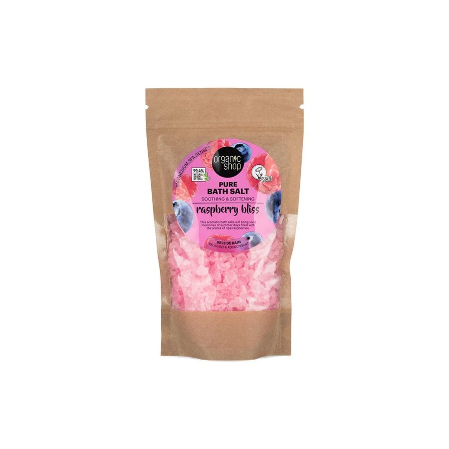 Organic Shop pure bath salt raspberry bliss 500 g