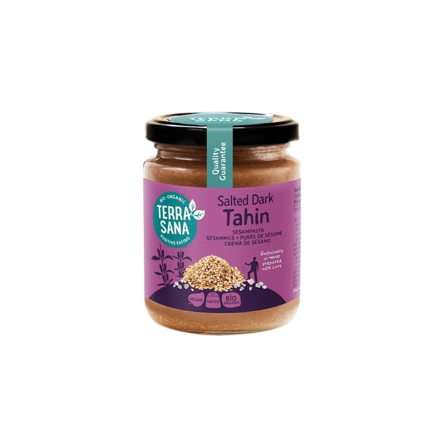 TerraSana salted dark tahin 250 g