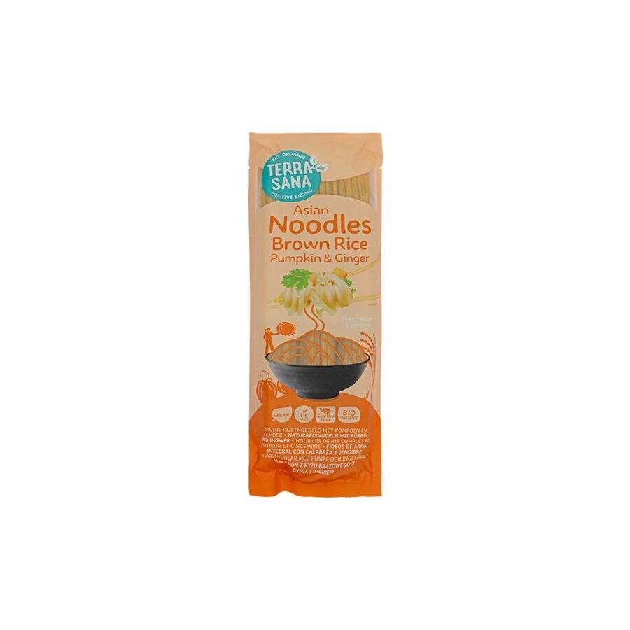TerraSana Asian noodles brown rice pumpkin & ginger 250 g