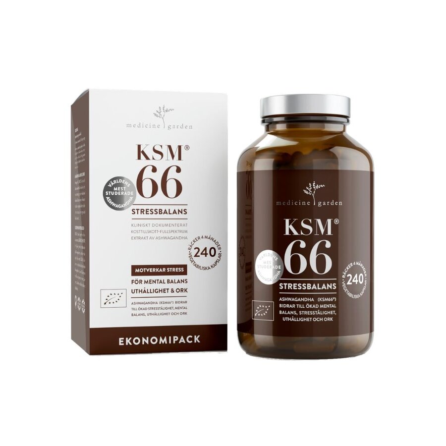 KSM66 ashwagandha 240 kapsler