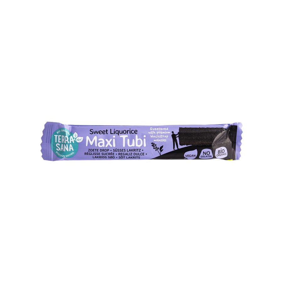 TerraSana sweet liquorice maxi tubi 28 g