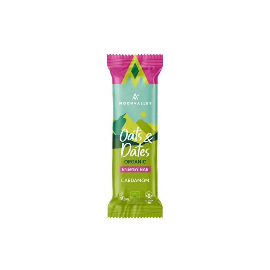 Moonvalley oats & dates energy bar kardemomme 50 g