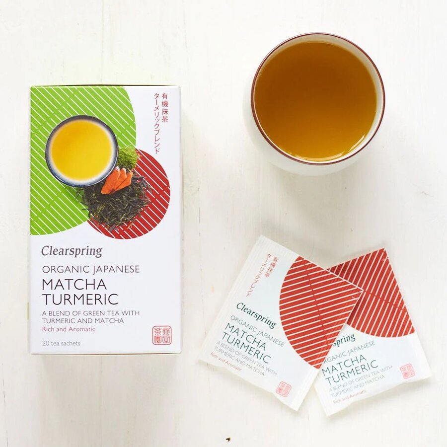 Clearspring matcha turmeric 20 teposer