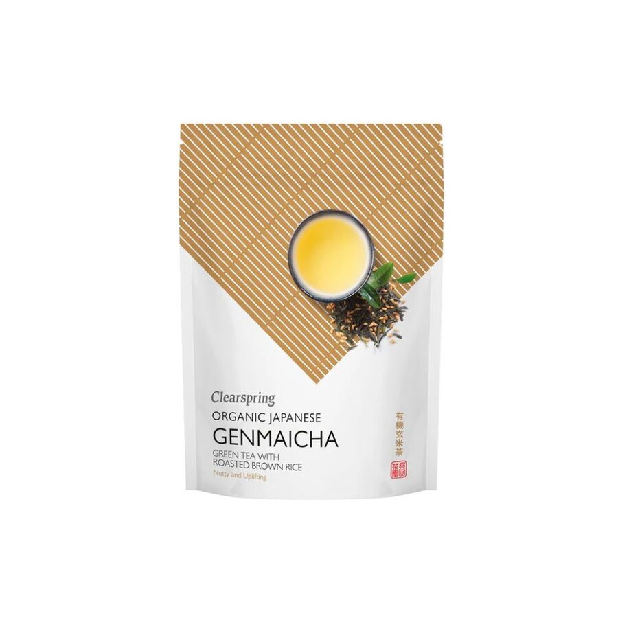 Clearspring genmaicha te løsvekt 90 g