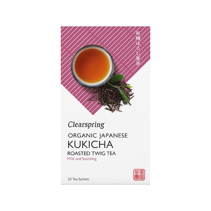 Clearspring økologisk japansk hojicha te 20 poser