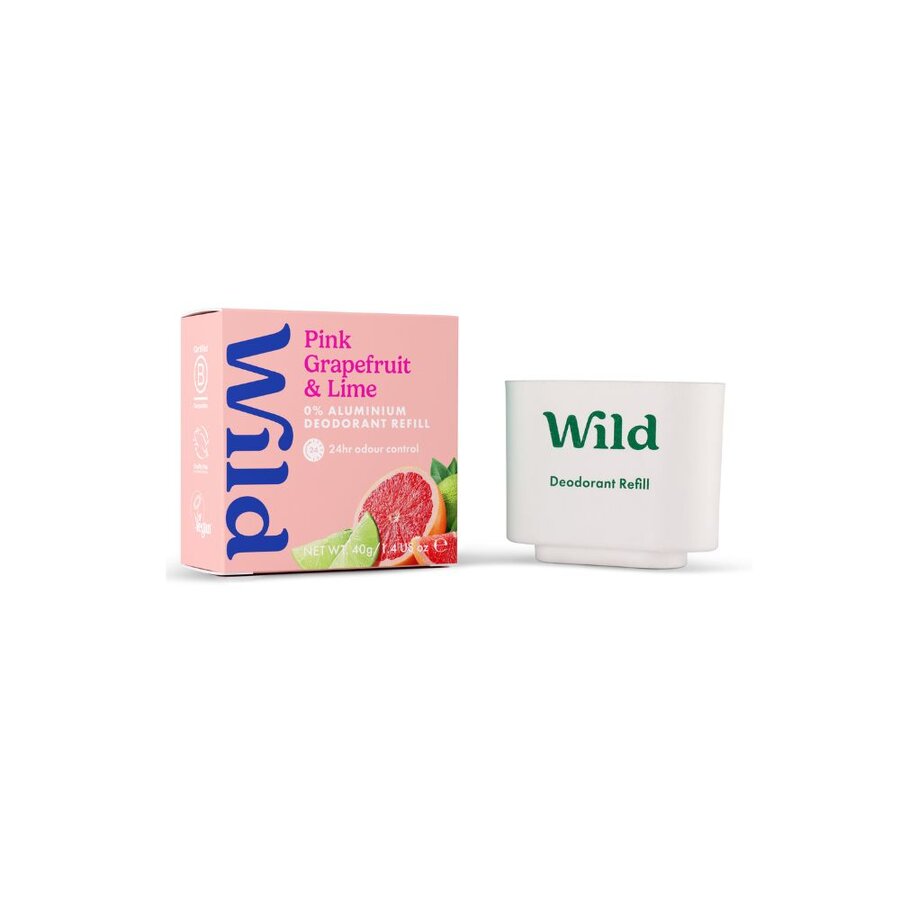 Wild deo pink grapefruit & lime refill 40 g
