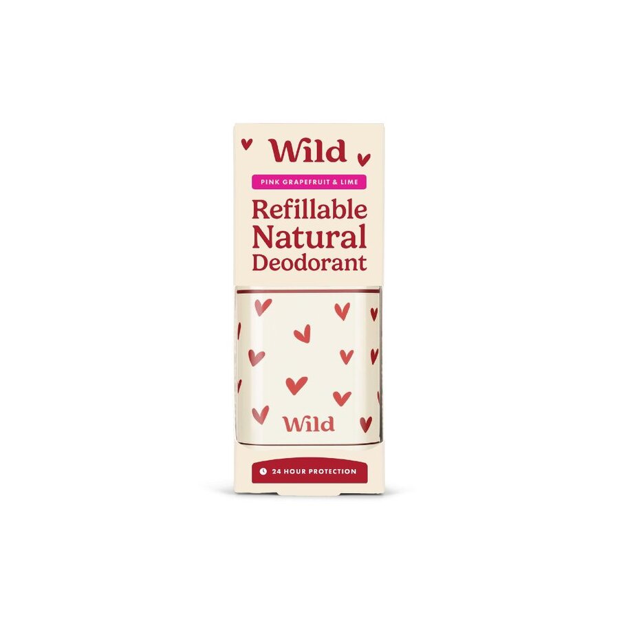 Wild deo hjerte etui pink grapefruit & lime 40 g