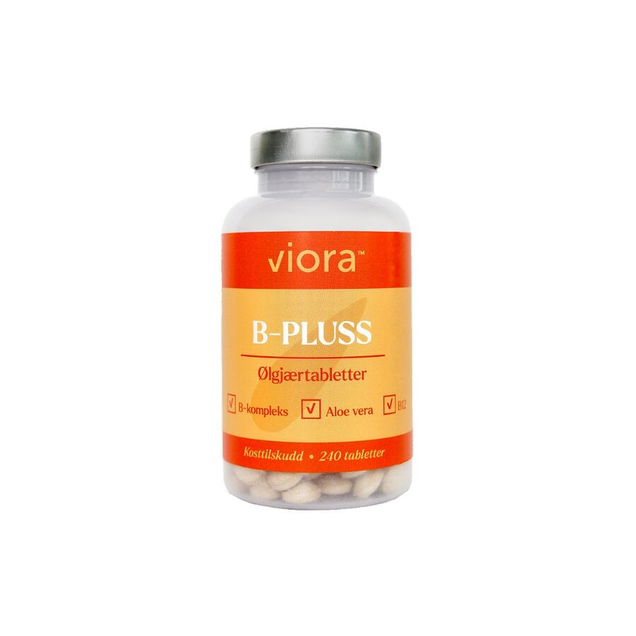 Viora b-pluss ølgjær 240 tabletter