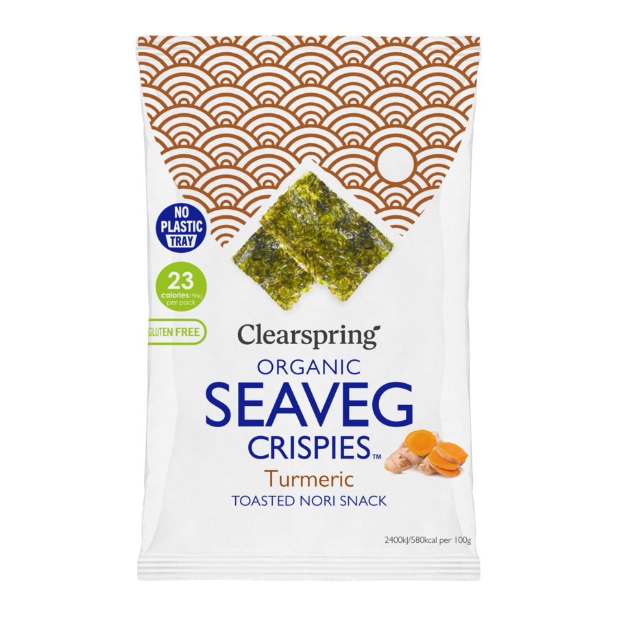 Clearspring økologisk seaveg crispies chili 4 g