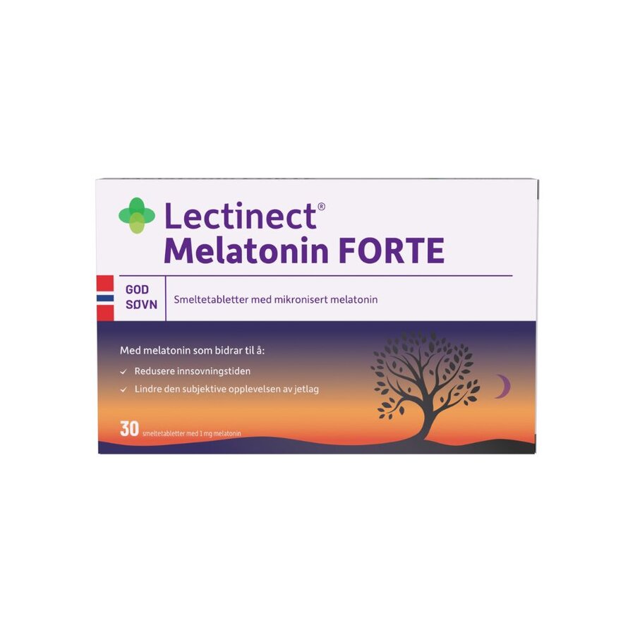 Lectinect melatonin forte 30 tabletter