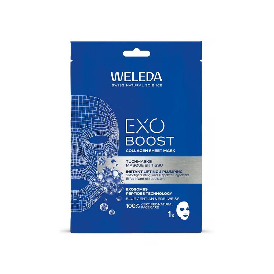 Weleda exo boost collagen sheet mask 1 stk