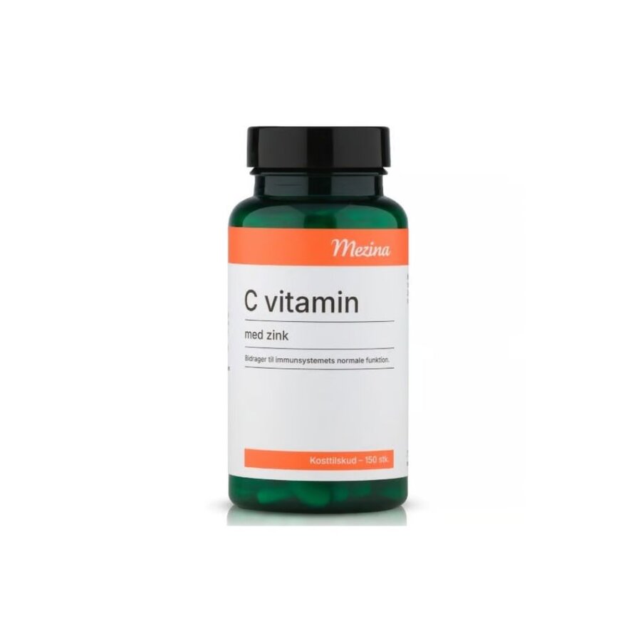 Mezina C vitamin med sink 150 tabletter