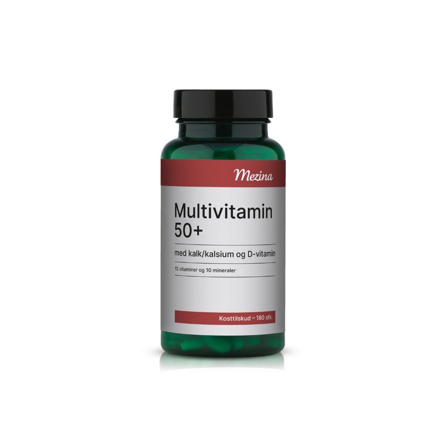 Mezina multivitamin 50+ 180 tabletter
