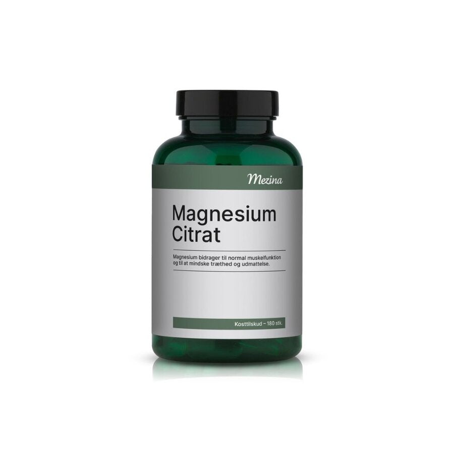 Mezina magnesium citrat 180 kapsler