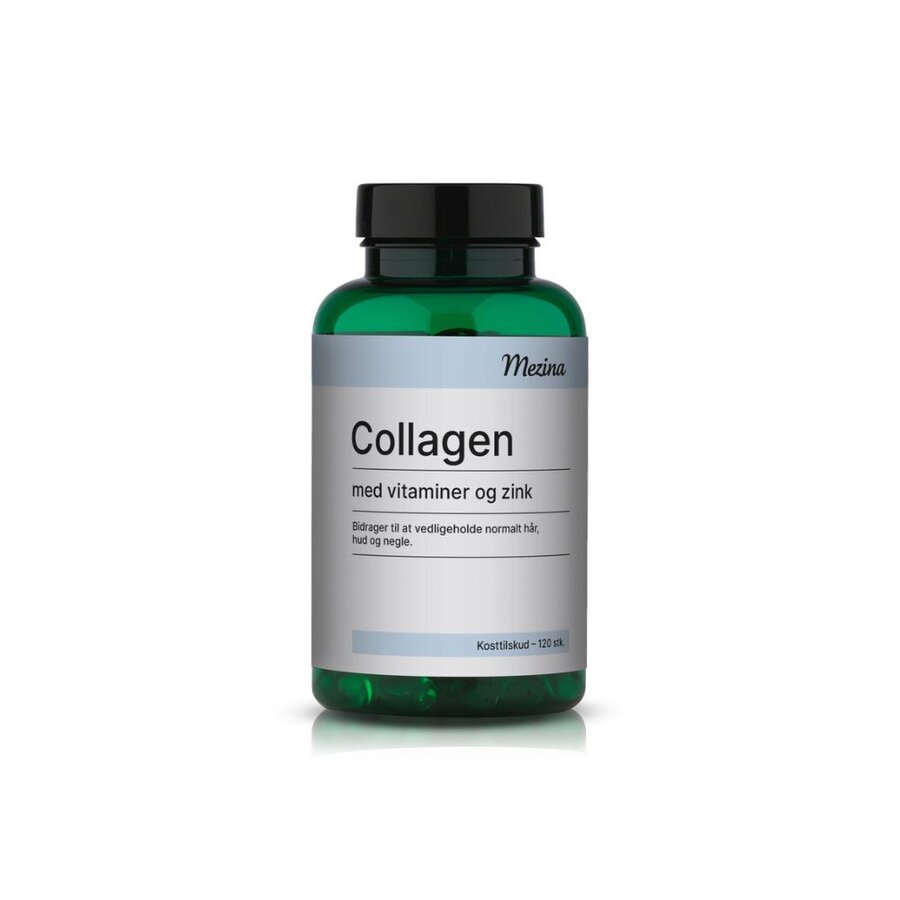 Mezina collagen med vitaminer og sink 120 kapsler