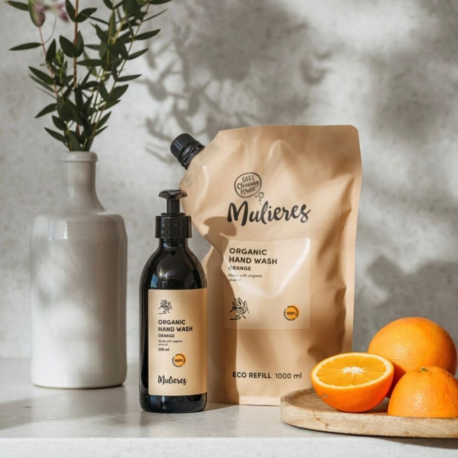 Mulieres organic hand wash orange 250 ml