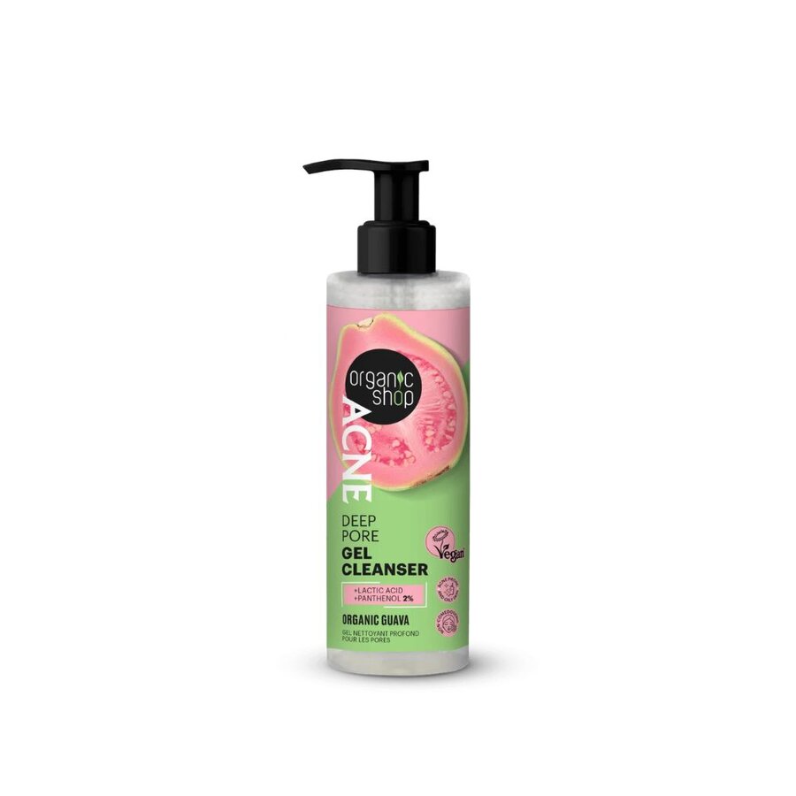 Organic Shop acne deep pore gel cleanser 200 ml