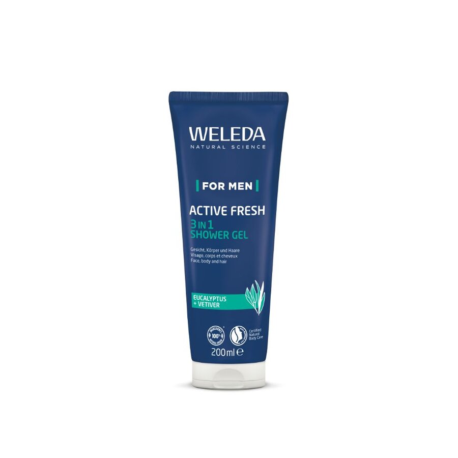Weleda men active fresh 3in1 shower gel 200 ml