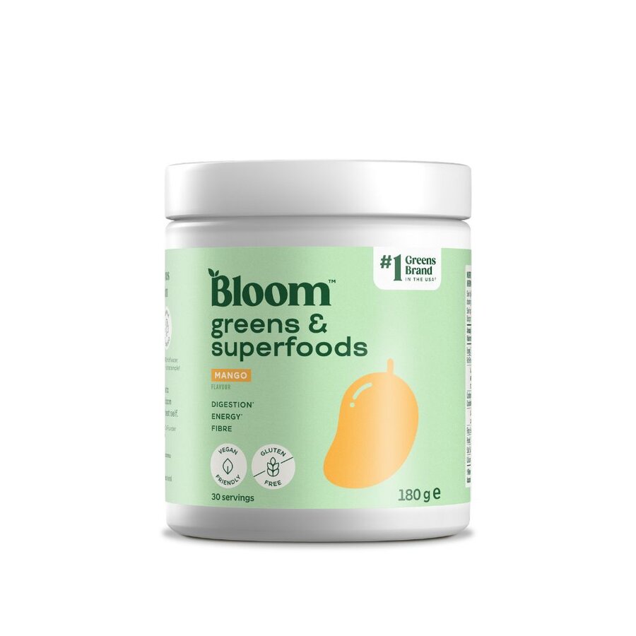 Bloom greens & superfoods mango 180 g
