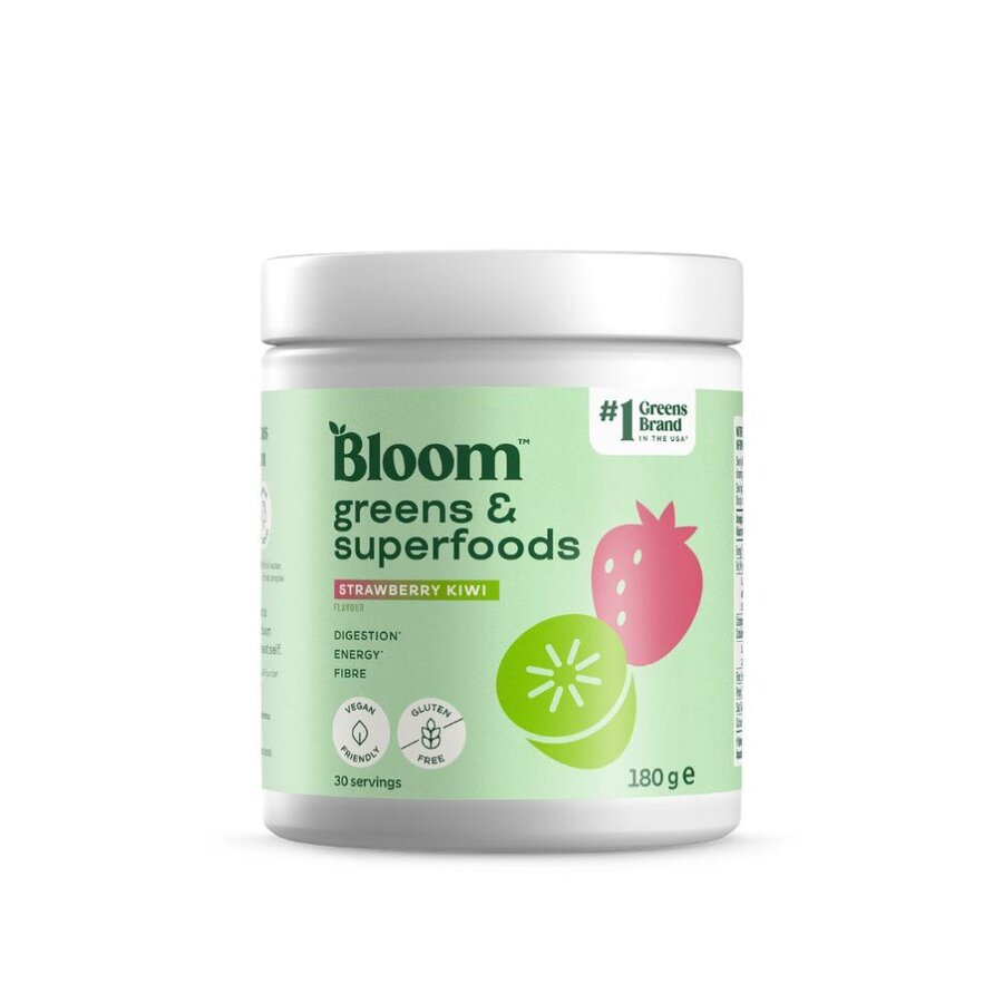 Bloom greens & superfoods strawberry kiwi  180 g