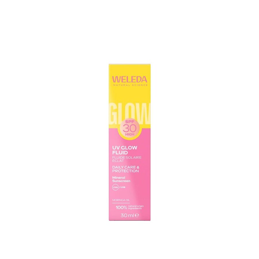 Weleda UV glow fluid SPF 30 ansiktssolkrem 30 ml