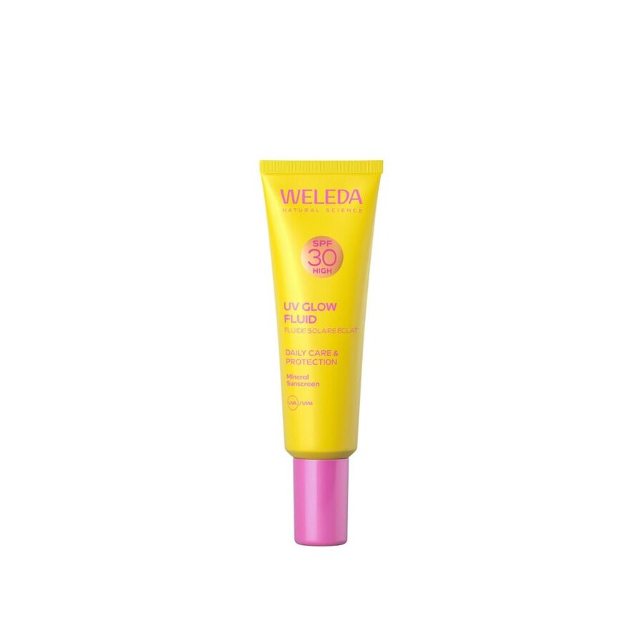 Weleda UV glow fluid SPF 30 ansiktssolkrem 30 ml