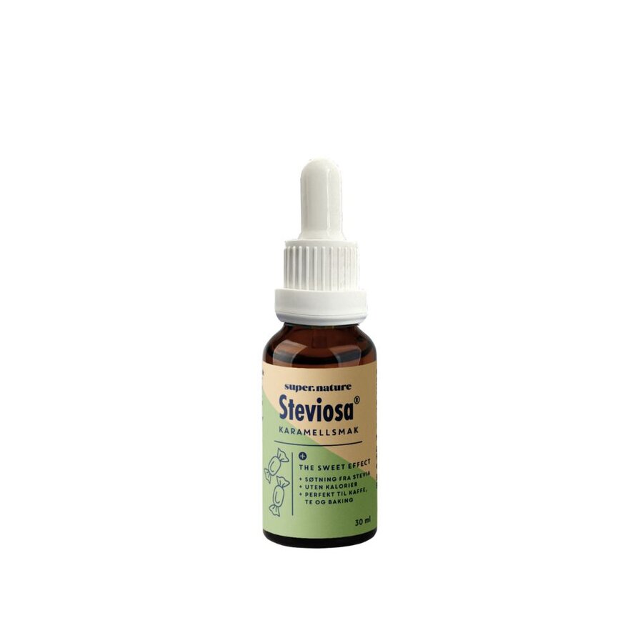 Supernature steviosa flytende karamell 30 ml