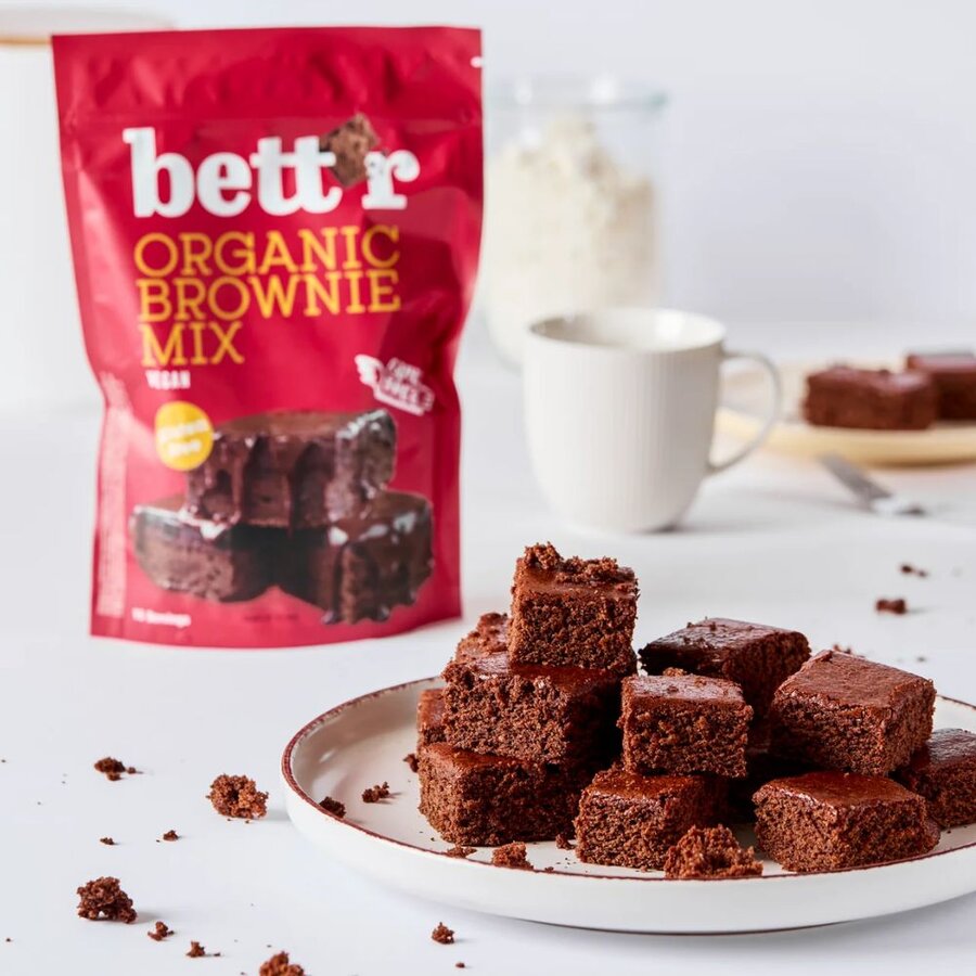 Bett´r økologisk brownie mix 400 g