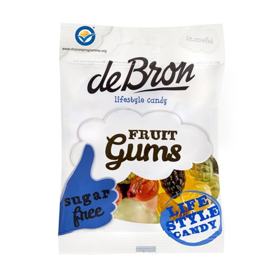 Debron frukt gums sukkerfri 100 g