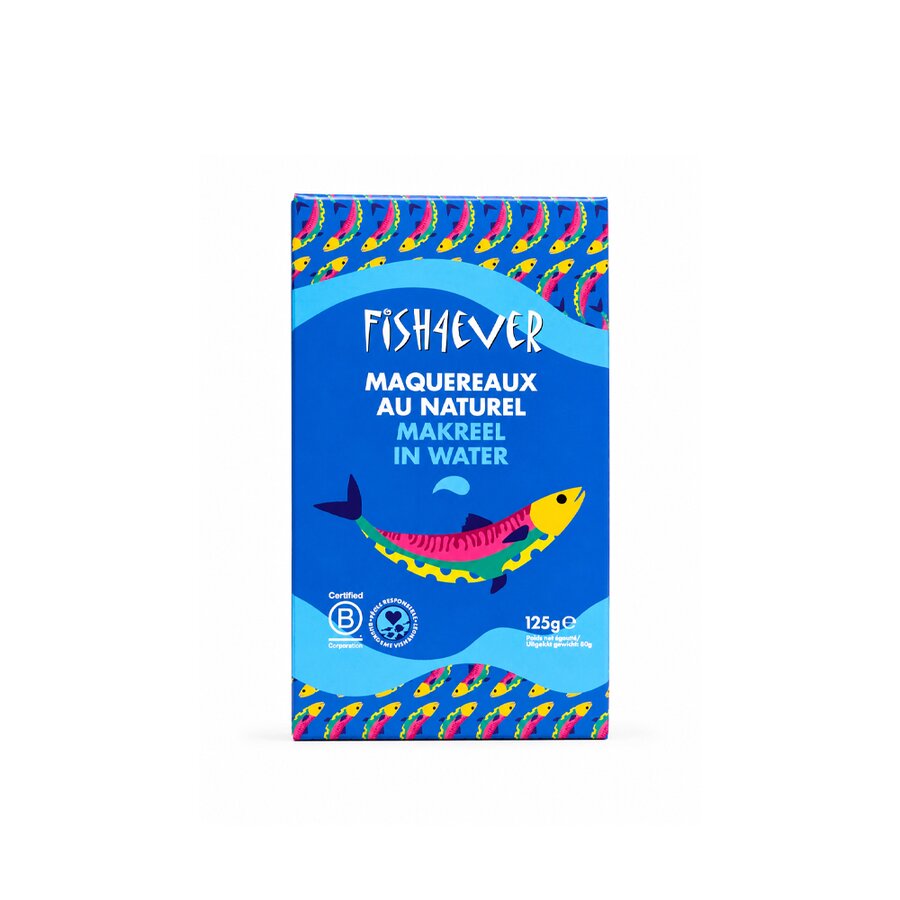 Fish4Ever makrell i vann 125 g