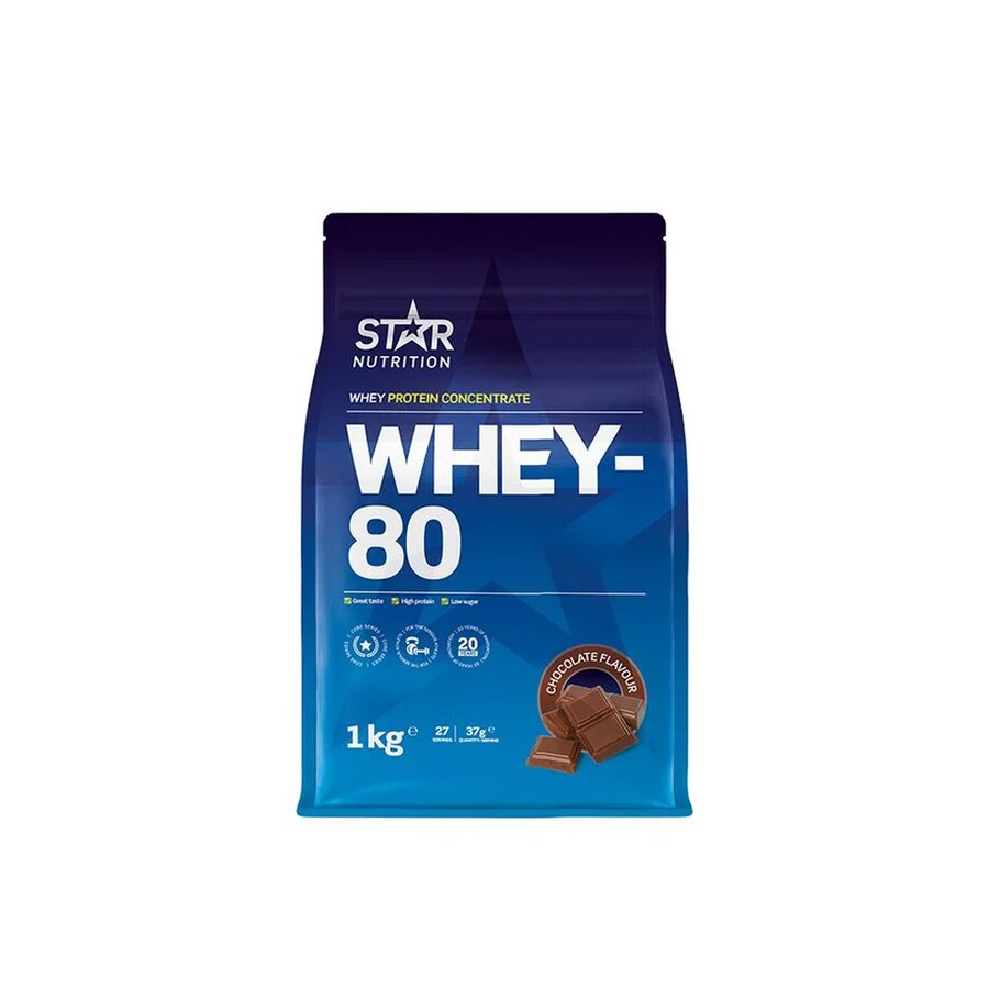 Star Nutrition whey-80 sjokolade 1 kg