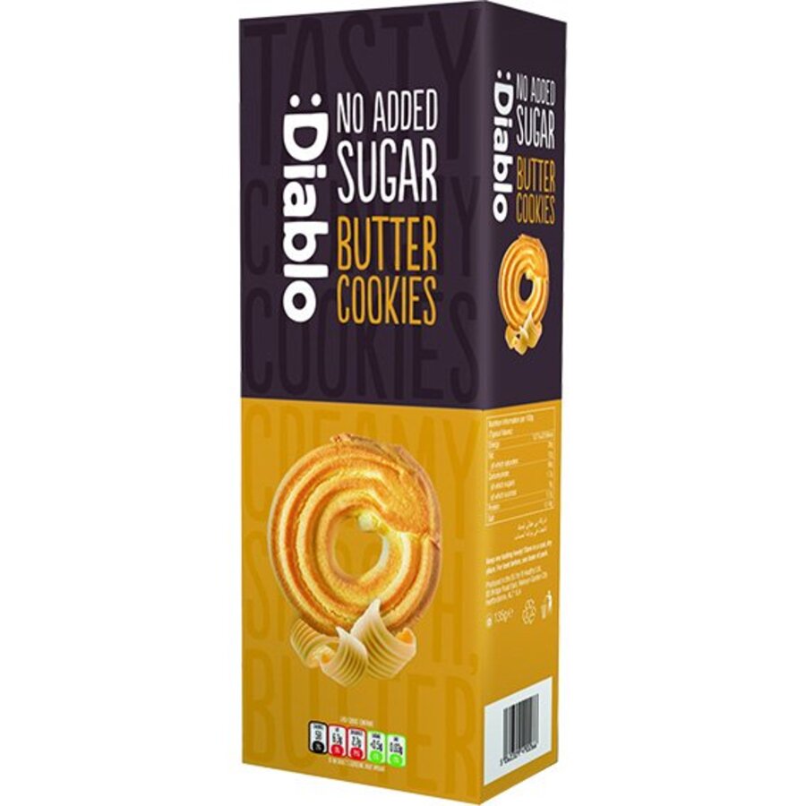 Diablo butter cookies 135 g
