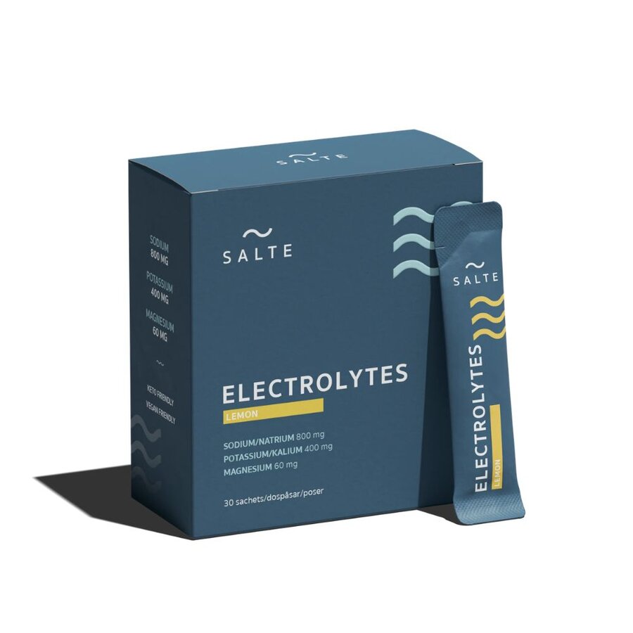 Salte elektrolytter sitron 30 poser