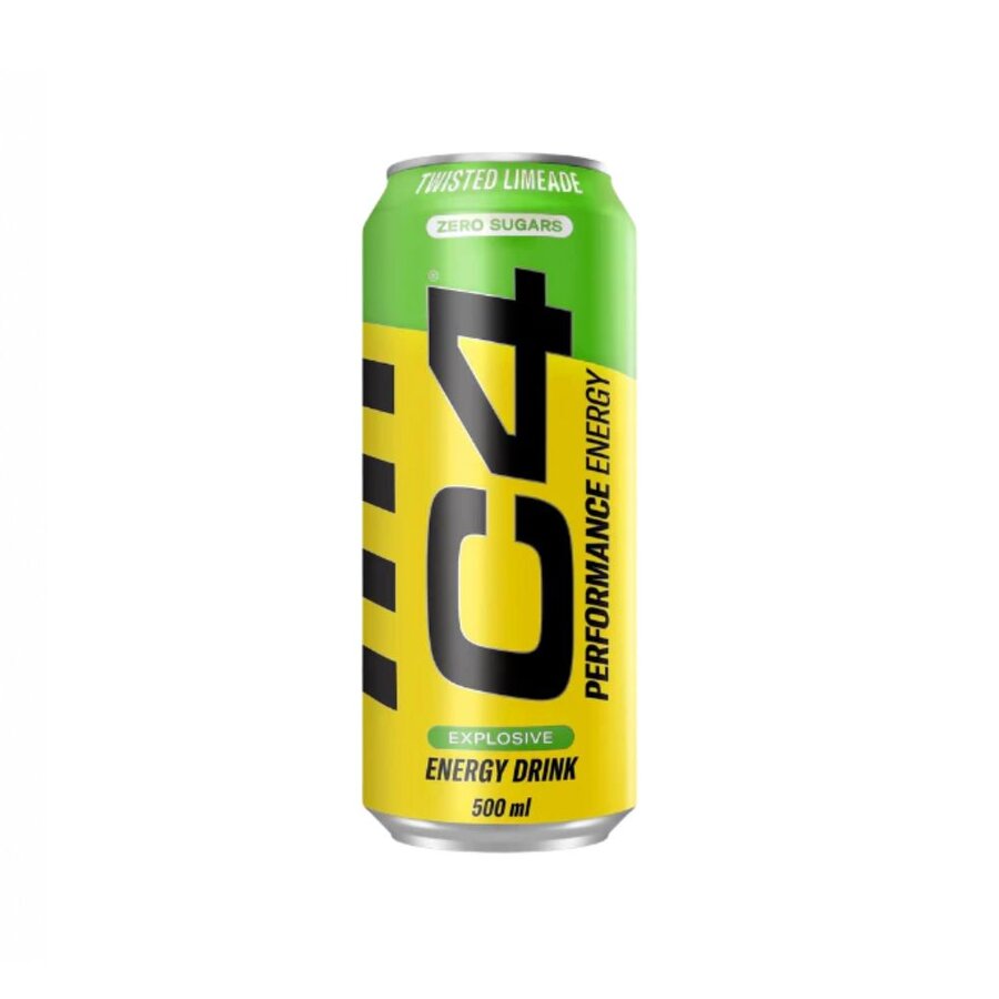 C4 twisted limeade energidrikk 500 ml
