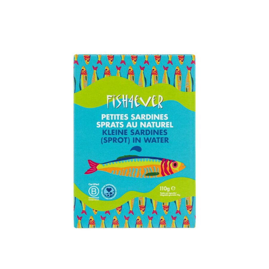 Fish 4 Ever små sardiner 110 g