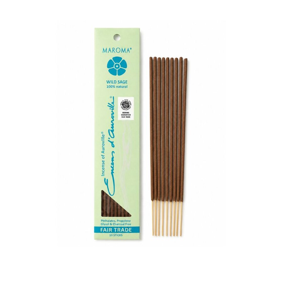 Maroma røkelse wild sage 10 pinner