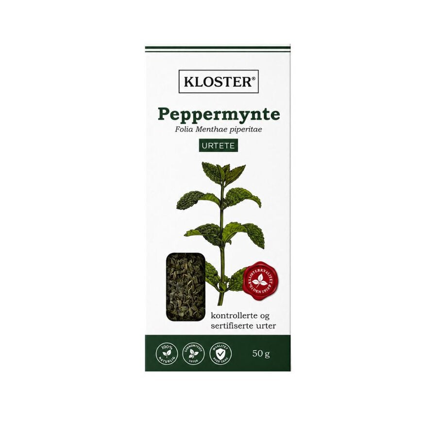 Kloster peppermynte te løsvekt 50 g