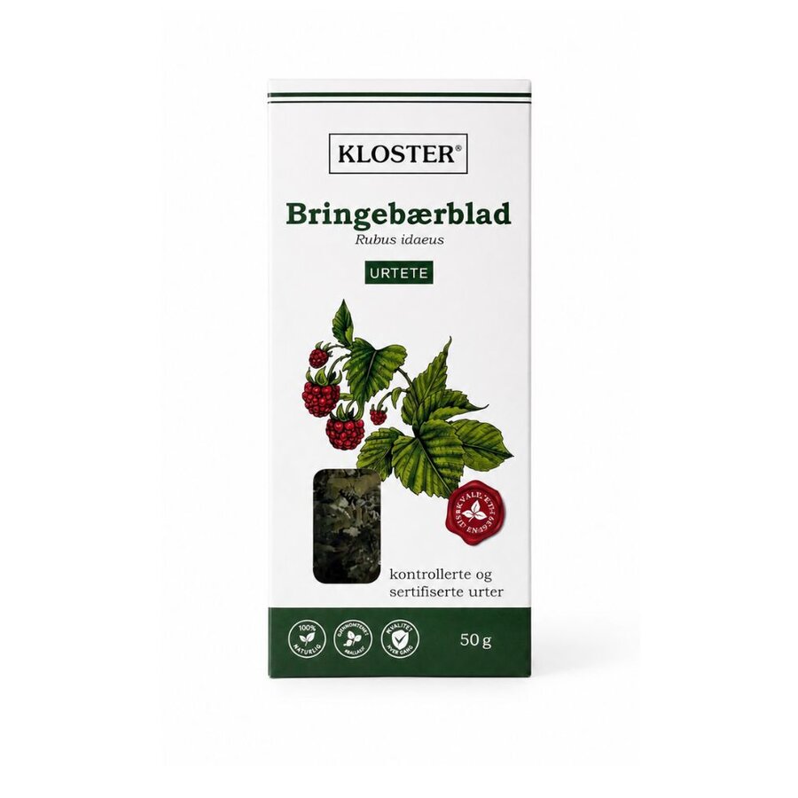 Kloster bringebærblad te løsvekt 50 g