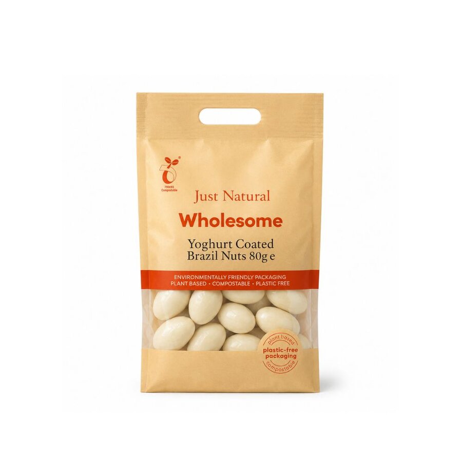 Just Natural yogurt coated brazils 80 g